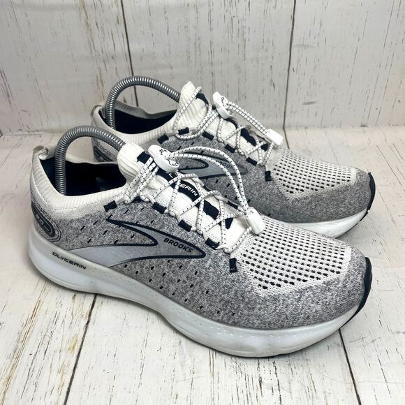 Brooks Glycerin Stealthfit GTS 20 Mens Size 10.5 Running Shoes Gray 1103841D135 - Picture 1 of 11
